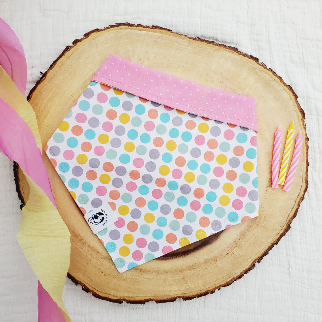 Birthday Girl Bandana - Reversible